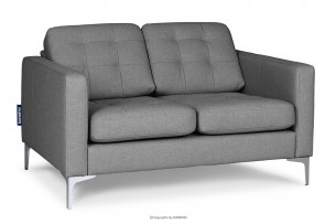 PORTOFINO, https://konsimo.de/kollektion/portofino/ Modernes Zweisitzer-Sofa für das Wohnzimmer grau grau - Foto