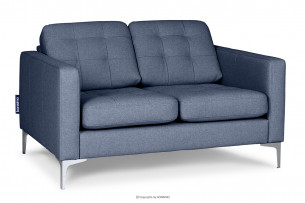 PORTOFINO, https://konsimo.de/kollektion/portofino/ Modernes Zweisitzer-Sofa für das Wohnzimmer navy blau blau - Foto