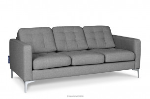 PORTOFINO, https://konsimo.de/kollektion/portofino/ Modernes 3-sitziges Sofa für das Wohnzimmer grau grau - Foto