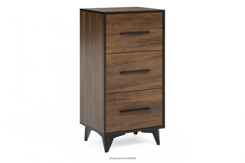 TERRA Vintage-Schlafzimmer Nachttisch shirin-nuss - Foto 0