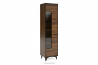Hohe Vitrine für Vintage-Wohnzimmer