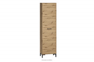 Schmaler eintüriger Kleiderschrank Eiche artisan