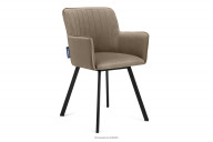 Velourstuhl beige