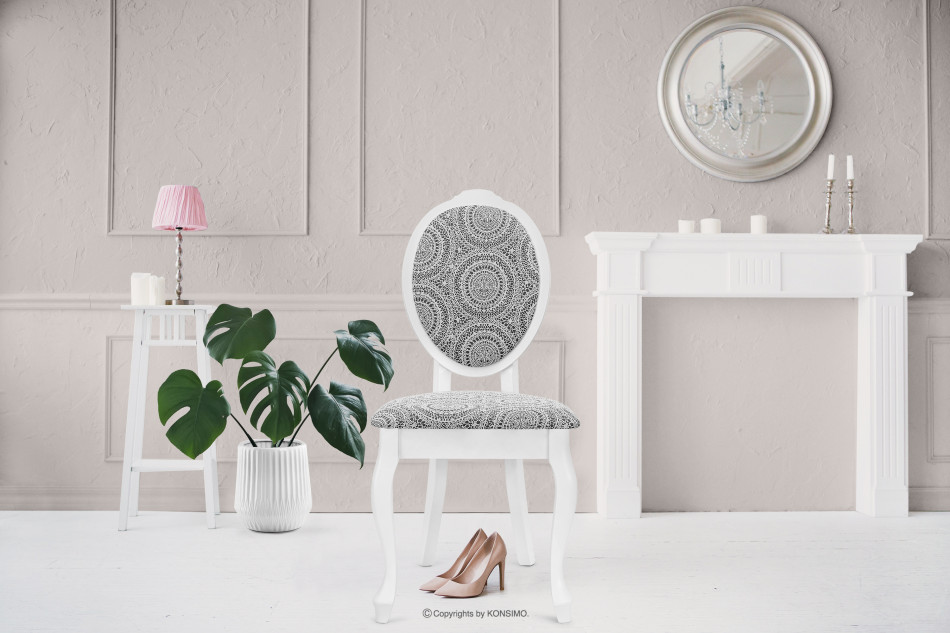 MEXI Schminktisch Stühle weiß vintage 2tlg. weiß/grau - Foto 12