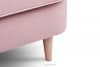 STRALIS Skandinavisches Zweisitzer-Sofa puderrosa auf Beinen rosa - Foto 9