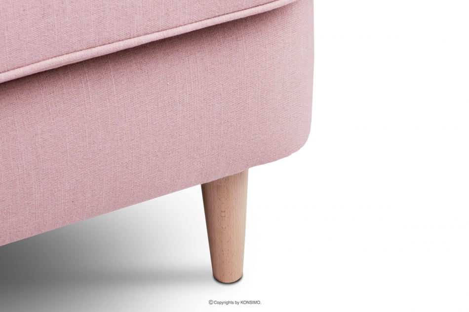 STRALIS Skandinavisches Zweisitzer-Sofa puderrosa auf Beinen rosa - Foto 8