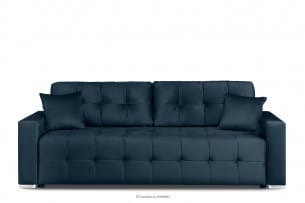 BASIM, https://konsimo.de/kollektion/basim/ 3-Sitzer Schlafsofa Glamour Stoff Glanz Marineblau marineblau - Foto