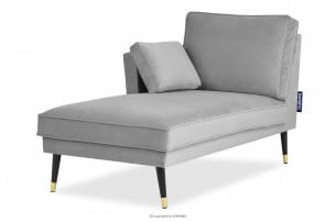 FALCO, https://konsimo.de/kollektion/falco/ Chaiselongue aus Samt Glamour grau links grau - Foto