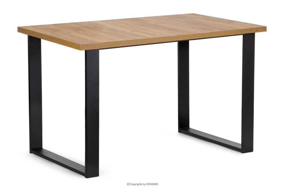 CETO Loft-Tisch Eiche Gold eiche handwerk gold - Foto 2