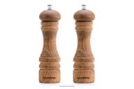 Mühlenset 18 cm 2 -teilig. geöltes Teakholz