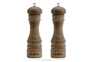 Mühlenset 18 cm 2 -teilig. geöltes Nussholz