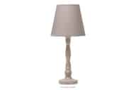 Beige klassische Nachttischlampe
