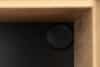 LOFTY TV-Schrank im Loft-Stil mit Regalen eiche schwarz/natürlich - Foto 24