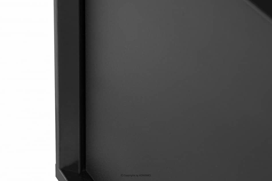 LOFTY TV-Schrank im Loft-Stil mit Regalen eiche schwarz/natürlich - Foto 9