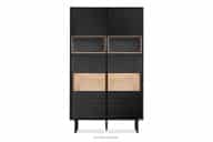 Loft-Zweiflügel-Vitrine auf hohen Beinen