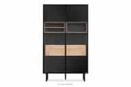Vitrine im Loft-Stil mit Rillenfront