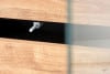 LOFTY Vitrine auf hohen Holzbeinen mit Rillenfront im Loft-Stil eiche schwarz/natürlich - Foto 18