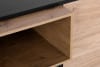 LOFTY Kommode im Loft-Stil auf hohen Holzbeinen eiche schwarz/natürlich - Foto 12