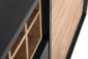 LOFTY Kommode im Loft-Stil auf Holzbeinen eiche schwarz/natürlich - Foto 11