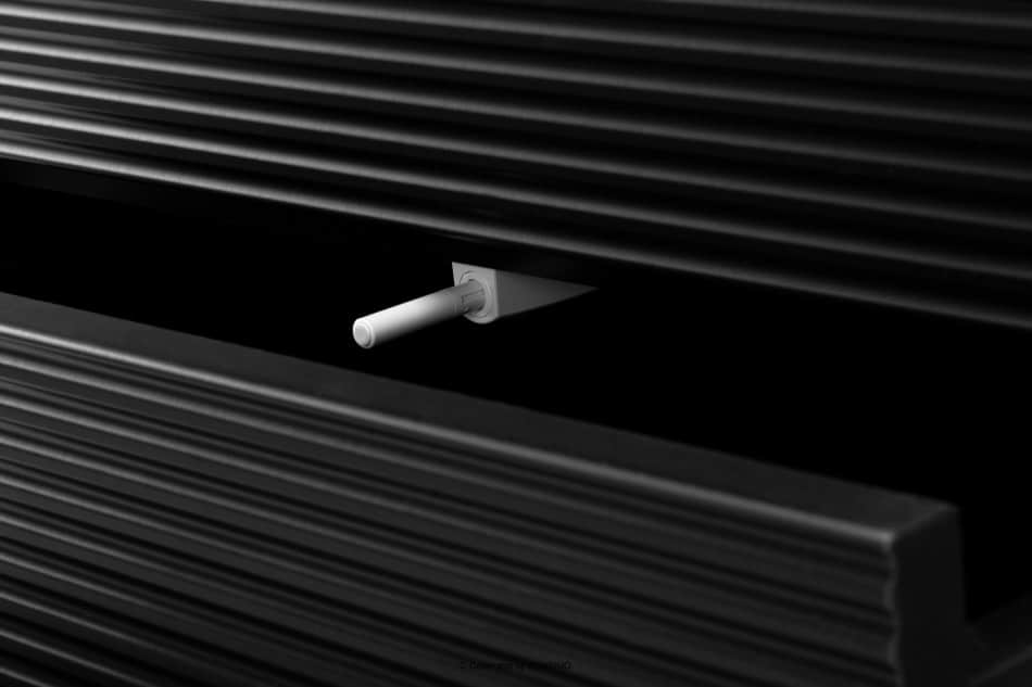 LOFTY Kommode mit Schubladen und Türen im Loft-Stil eiche schwarz/natürlich - Foto 14