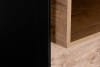 LOFTY Schmaler Regal im Loft-Stil eiche schwarz/natürlich - Foto 14