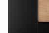 LOFTY Regal mit Rillenmuster im Loft-Stil eiche schwarz/natürlich - Foto 16