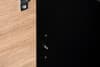 LOFTY Regal mit Rillenmuster im Loft-Stil eiche schwarz/natürlich - Foto 21