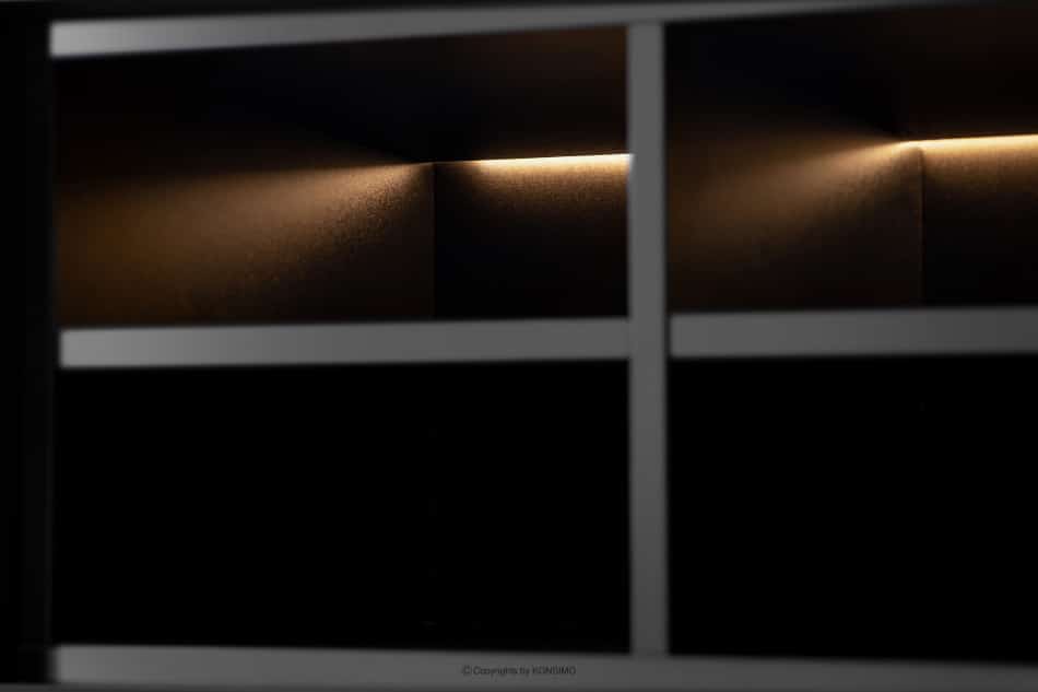 LOFTY Regal im Loft-Stil mit Regalen eiche schwarz/natürlich - Foto 22