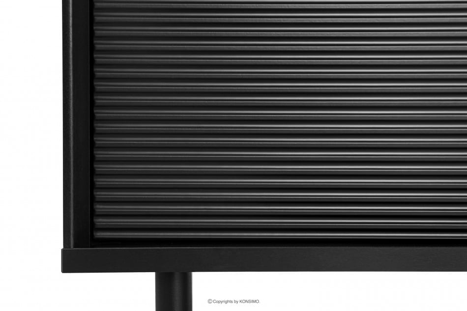 LOFTY Schmaler Regal mit Regalen im Loft-Stil eiche schwarz/natürlich - Foto 9