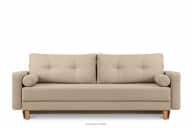 Helles Beiges Boucle 3-Sitzer Schlafsofa