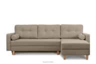 Bouclé Ecksofa für das Wohnzimmer rechts oder links in Braun