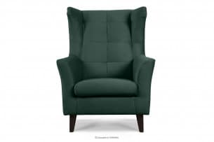 SALIS, https://konsimo.de/kollektion/salis/ Bequemer dunkelgrüner Sessel auf Beinen dunkelgrün - Foto