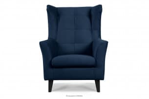 SALIS, https://konsimo.de/kollektion/salis/ Bequemer navy blauer Sessel auf Beinen marineblau - Foto