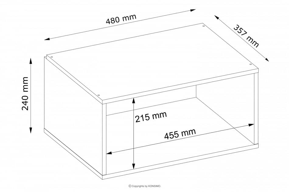 LOFTY Kommode mit Schubladen und Türen im Loft-Stil eiche schwarz/natürlich - Foto 34