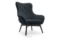 Eleganter Sessel dunkelgrau mit Steppung