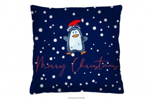 ROFLE, https://konsimo.de/kollektion/rofle/ Weihnachtliches Kissen mit Pinguin 40x40 marineblau - Foto