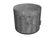 Graue Säule pouffe