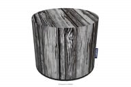 Grauer Baumstamm-Pouffe