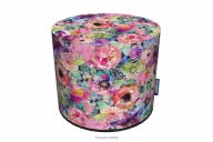 Rosa geblümter Sitzsack