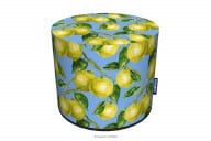 Sitzpouf Design bemalte Zitronen wasserdicht