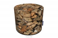 Holzmuster Pouf für Zimmer