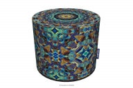 Runder Mosaik-Pouffe