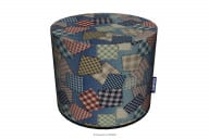 Pouf aus Stoff Flicken wasserdicht