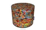 Runder Hocker abstrakt