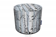 Runder Puff Birke Wald wasserdicht