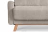 VISNA Skandinavisches Sofa Wohnzimmer mit Stauraum für Bettwäsche - Hellbeige Bouclé beige - Foto 8