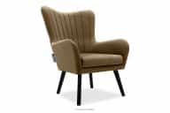 Skandinavischer Beige Samt-Sessel