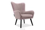 Skandinavischer Velours-Sessel hellrosa