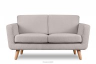 Hellgrau skandinavisches 2-Sitzer-Sofa Bouclé