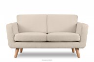Cremefarbenes skandinavisches 2-Sitzer-Sofa Bouclé